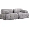 Atelier Del Sofa - 2-sæders sofa Muffin - Grå - 2-pers. sofaer - - Homeroom