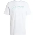 Adidas Mercedes Dna Amg Petronas F1 Team T-shirt Med Korte ærmer