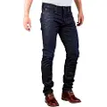 G-Star G-Startil mænd. 51003-7209-89 Jeans 3301 Regular Tapered sort (34/30), Casual, Bomuld, Denim