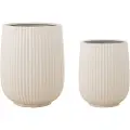 Bloomingville - Selva Urtepotte - Hvid - Urtepotteskjulere & vaser - - Homeroom