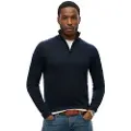 Superdry Merino Halv Lynlås Sweater