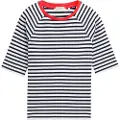 Tom Tailor Striped Raglan T-shirt Med Korte ærmer