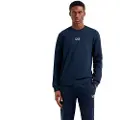 Emporio Armani EA7til mænd. 8NPM30_PJVRZ Train Core Coft navy sweatshirt (5XL), Casual, Bomuld, Blå