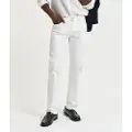 Gant Ganttil mænd. 1000304 Jeans Regular Fit hvid (34/34), Casual, Bomuld