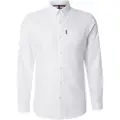 Superdry Superdrytil mænd. M4010991A Oxford Essentials skjorte hvid (L), Casual, Bomuld, Lange ærmer