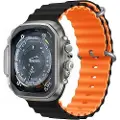Devia Deluxe Sport6-armbånd til Apple-ur 38mm/ 40mm/ 41mm - Svart/Orange