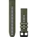 Garmin Quickfit Band Grafit, Grøn Silikone