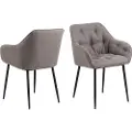 AC Design - Spisebordsstol med armlæn Brooke - Brun - Stole - - Homeroom