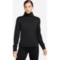 Nike Therma-FIT Swift Element-løbetrøje med rullekrave til kvinder - sort