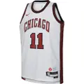 Nike Demar Derozan Chicago Bulls City Edition Nike Dri-FIT NBA Swingman-trøje til større børn - hvid