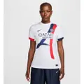 Nike Paris Saint-Germain 2024/25 Stadium Away Nike Dri-FIT Replica-fodboldtrøje til kvinder - hvid