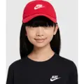 Nike Ustruktureret Nike Club Futura Wash-kasket til børn - rød