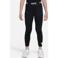 Nike Dri-FIT Sport Essentials-leggings med Swoosh til mindre børn - sort