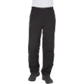 Vaude Fluid Full-zip Pants II S/S, regnbukser, herre, sort