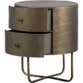 Bepurehome - Kommode Glossy, rund lille - Messing - Skabe - - Homeroom