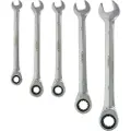 VAR Værktøj Set Of 5 Rachet Combination Wrenches