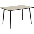 Actona - Spisebord Isabelle, bordplade i lys egemelamin - Hvid - Spiseborde - - Homeroom