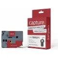Capture Tape Tze-s211 Extra Strong 6mm Black/white