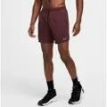 Nike Stride Dri-FIT-løbeshorts med indershorts (18 cm) til mænd - rød