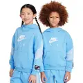 Nike Air-hættetrøje i fleece til større børn - blå