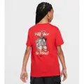 Nike Sportswear-T-shirt til større børn - rød