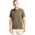 Timberland Timberlandtil mænd. TB0A6VDPA581 Millers River grøn poloshirt (M), Casual, Bomuld, Korte ærmer