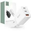 Tech-Protect Network 30W vægoplader m. 2x USB-C & 1x USB-A - hvid