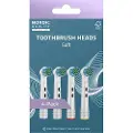 Nordic Quality Tandbørstehoveder Standard Soft Brush Heads - 4-Pack