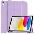 Tech-Protect iPad 2022/2025 Tech-Protect SmartCase Pen Tri-Fold Folio Cover - Violet