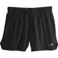 New Balance New Balancetil mænd. MS41286 Shorts RC 5 sort (XL), Casual, Sport, Genanvendt polister, Bæredygtig