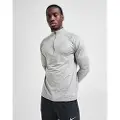 Nike Stride Dri-FIT-løbeoverdel med 1/4 lynlås til mænd - grå