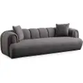 Atelier Del Sofa - 3-sæders sofa Puffy Plain - Grå - 3-pers. sofaer - - Homeroom