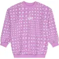 Nike Oversized Nike Sportswear Club Fleece-sweatshirt med rund hals til større børn (piger) - lilla