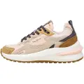 Pepe Jeans Pepe Jeanstil kvinder. PLS60037 Winslow Sweet Flerfarvede hjemmesko i læder (40), 1-3 cm, Blonder, Casual, Flerfarvet