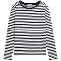 Tom Tailor 1043085 Striped Interlock T-shirt Med Lange ærmer