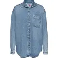 Tommy Hilfiger Dw0dw20365 Denim Skjorte Med Lange ærmer