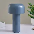 24hShop Batteridrevet LED-bordlampe - Grå, genopladelig