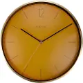 Nextime - Vægur Essential Gold Diameter 34 cm - Gul - Vægure og bordure - - Homeroom