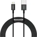 Baseus Superior Series Lightning Kabel - 1m - Sort