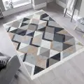 Nirvana - Tæppe AR 10 - Beige, Black - Beige - Fladvævede tæpper - - Homeroom