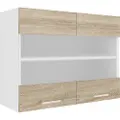 VCM - Vægskab Esilo 2 Glass Doors - Flerfarvet - Hylder & opbevaring - - Homeroom