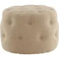 Venture Home - Puf Benjamin - Beige - Fodskamler & puffer - - Homeroom