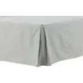Venture Home - Ziggy Bed Skirt - Grå - Sengekapper - - Homeroom