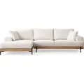 Atelier Del Sofa - Hjørnesofa -Tan Left - Hvid - Sofaer med chaiselong - - Homeroom