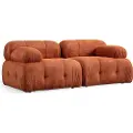 Atelier Del Sofa - 2-sæders sofa Muffin - Orange - 2-pers. sofaer - - Homeroom