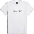 G-Star G-Startil mænd. D25150-C812-110 G-Script T-shirt hvid (M), Casual, Bomuld, Korte ærmer