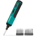 Vonroc Skruetrækker 4V | Inkl. 15 bitsæt og USB-C kabel