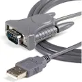 StarTech.com Usb To Rs232 Db9/db25 Serial Adapter Cable 0.9m. Usb Type-a Db-9 Grå