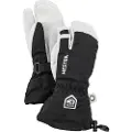 Hestra Army Leather Heli 3-finger skihandsker, junior, sort