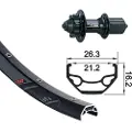 Xlc Rodi Black Rock Evo 26´´ 6b Disc Mtb Baghjul